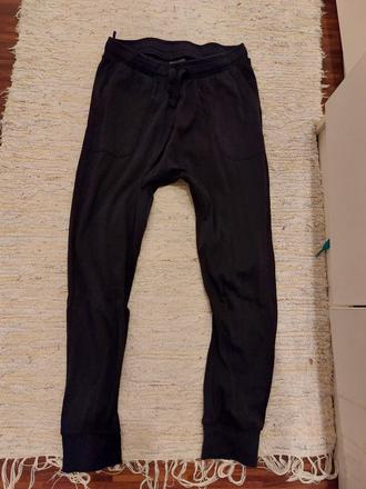 Čierne tepláky 146/152, h&m,152