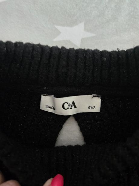 Čierny sveter, c&a,134