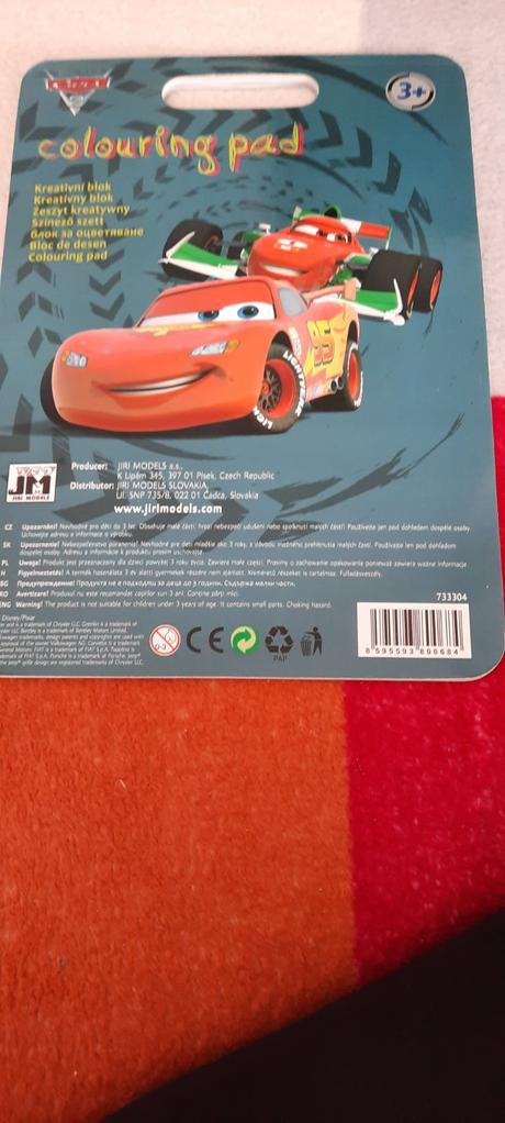 Omalovánka disney - cars,