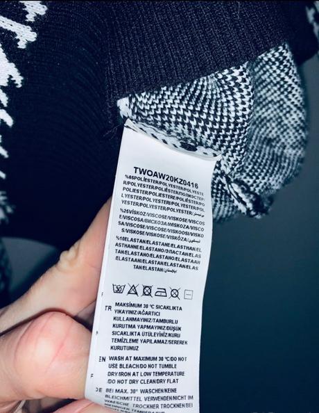 Pulover so vzorom kohutej stopy, s