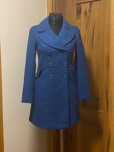 Oasis - tyrkysovo-modrý kabát, xs