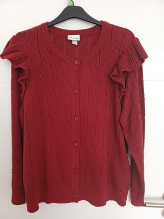 Bordový sveter, bonprix,50