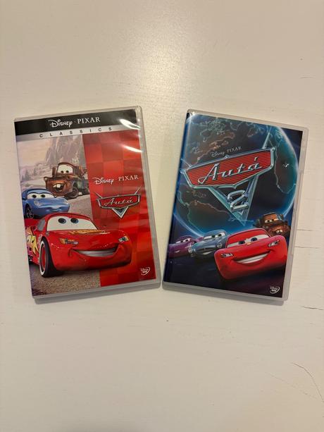 Dvd autá / cars 1 a 2, 