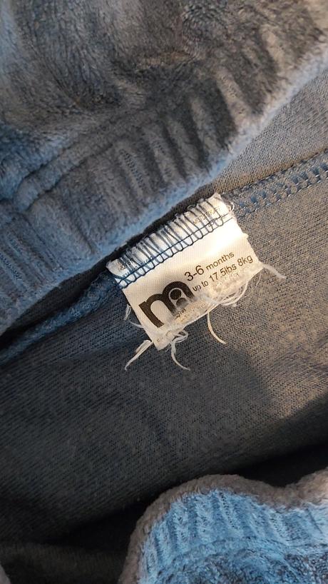 Polodupačky tmavo-modré mc 68, mothercare,68