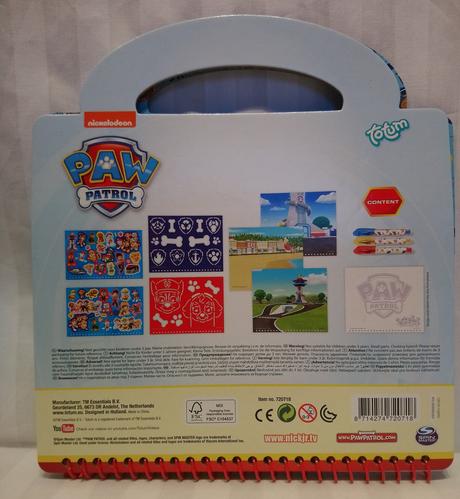 Kreatívna kniha labková patrola, totum, 