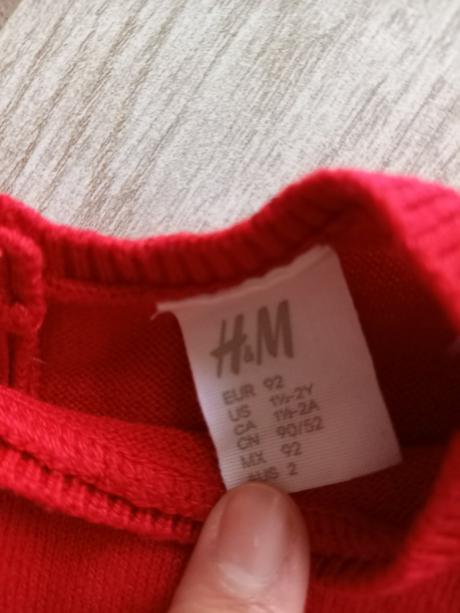 Svetrik so sobikom, h&m,92