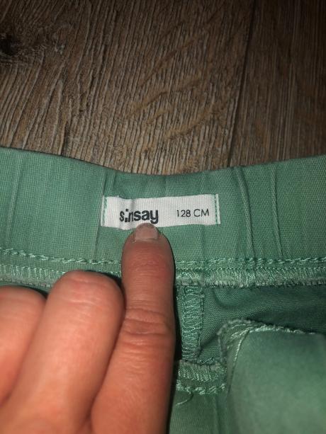 Detské nohavice mentolovej farby, sinsay,128