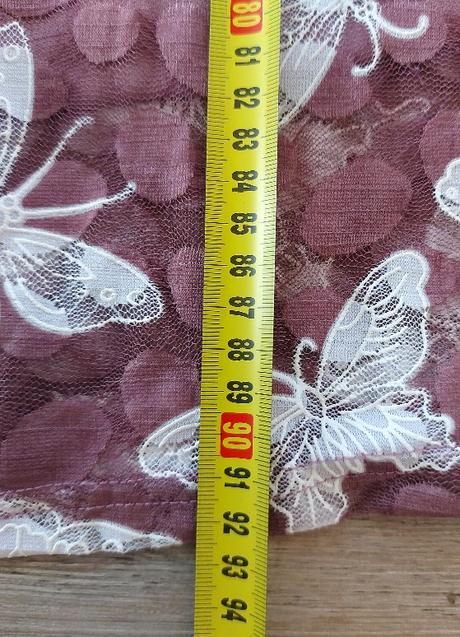 Hnedé šaty s motýlikmi, xs