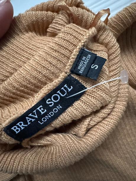 Brave soul - rebrové šaty, xs