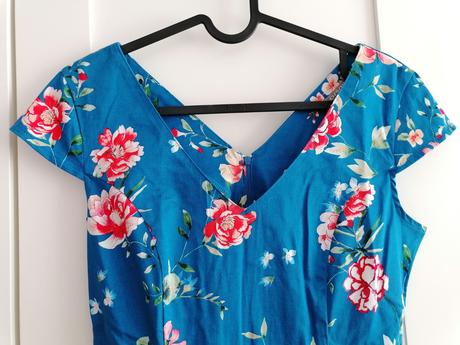 Kvetované šaty, orsay,36