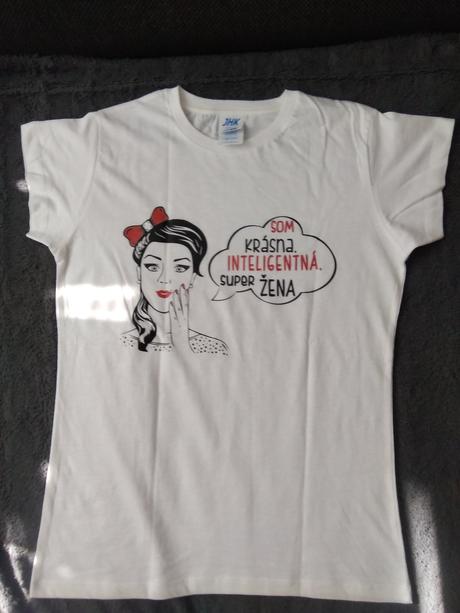 Tričko s nápisom, m