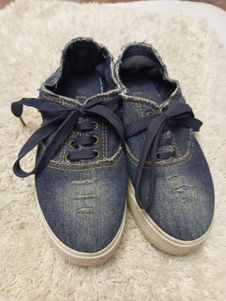 Rifľové tenisky na platforme, 36