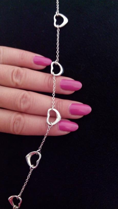 Strieborná retiazka so srdiečkami, 