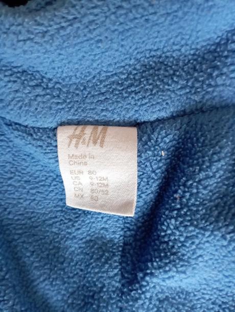 Zimný overal, h&m,80