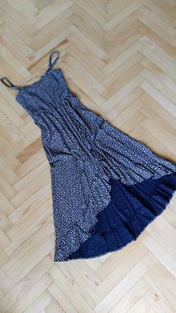 Tmavomodre tehotenske saty, hollister,m