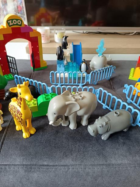 Lego duplo zvieratká v zoo,