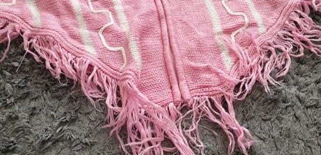 Pončo sveter na zips uni, 122