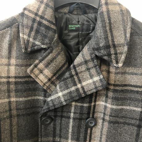 Chlapčenský vlnený kabát benetton 2xl 160 (11-12r), benetton,158