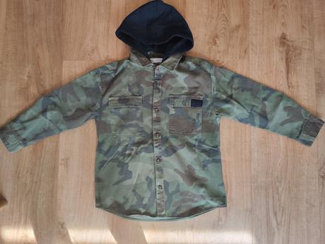 Maskačová košeľa zara s kapucou, zara,122