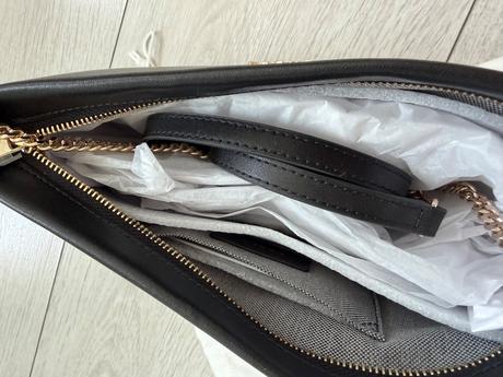Furla chain crossbody čierna, originál, furla