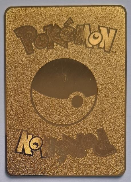 Pokémon karta kovová, 