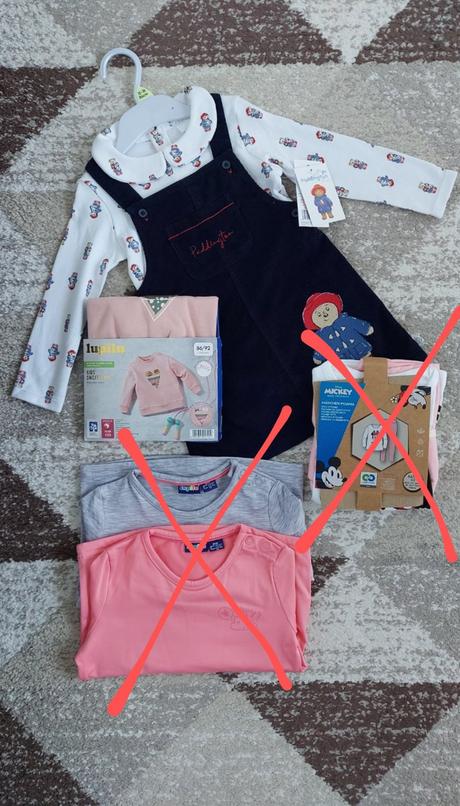 Súprava šaty+body, mikina, pyžamo, termo tričká, f&f,86