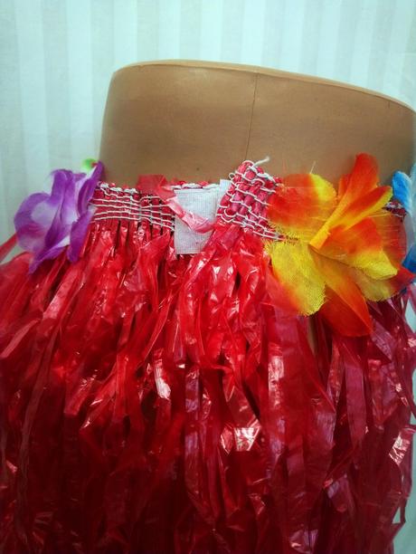 Dievčenský kostým havajská sukňa hula, 128-146 cm,