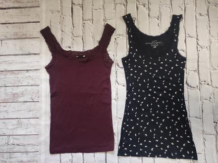 2x tielko, h&m,xs
