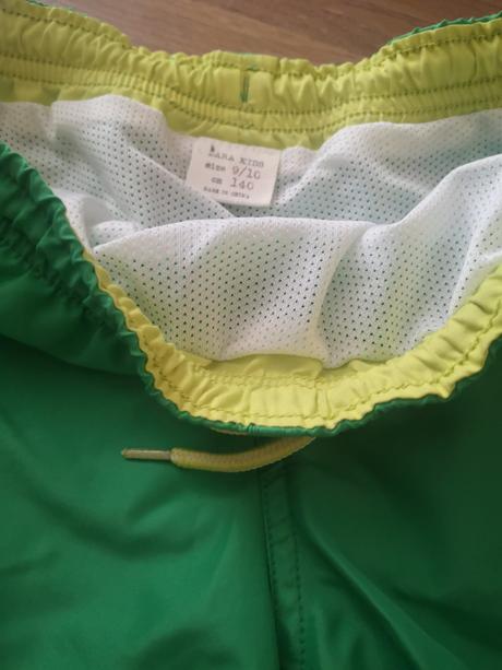 Plavkove šortky, zara,140