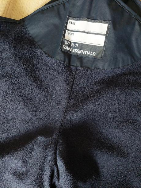 Zateplene nohavice do dazda tchibo vel.86/92, tcm,86