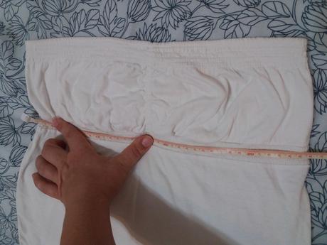 Tričko bez ramienok biele, terranova,l