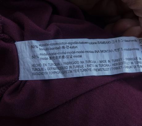 Bordové bershka tričko, bershka,s