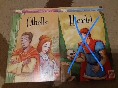 Knihy hamlet,othello, 