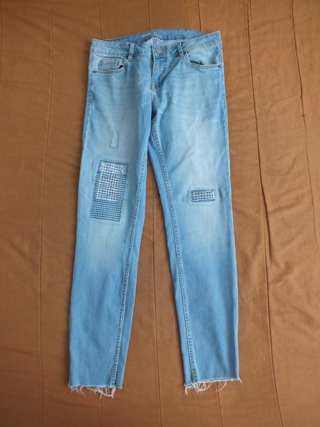 Dámske rifle skinny, c&a,40