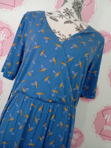 Šaty s vtákmi 44/46, avon,46