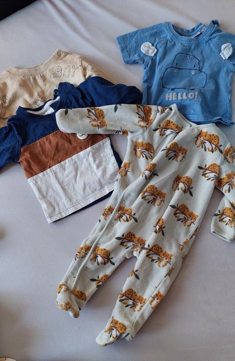 Set dupačky mikina tričko 62, 62