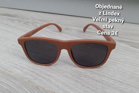 Hnedé slnečné okuliare lindex, lindex