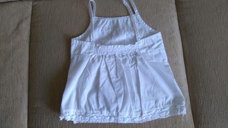 Bavlnené tričko - blúzka na ramienka, 116