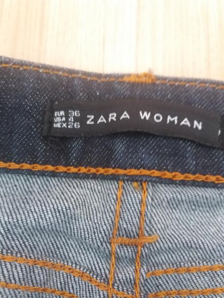 Riflová sukňa zara č.36, zara,36