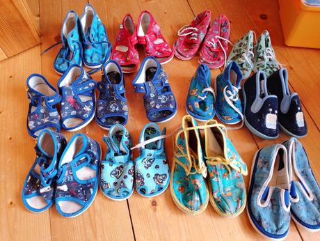 Papucky rôzne veľkosti od 19-25, rak,20