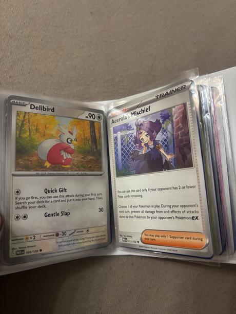 Pokémon karty + album, 