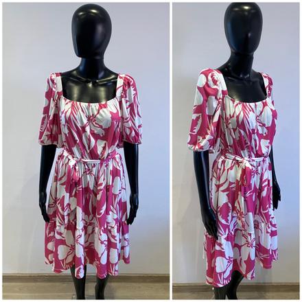 Dámske vzorované šaty bodyflirt (44-46), xxl