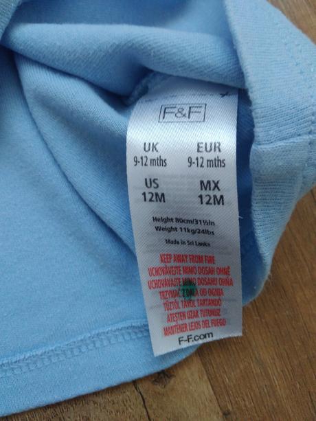Tričko, f&f,80