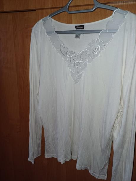 Dámske tričko s krajkou xxl, xxl