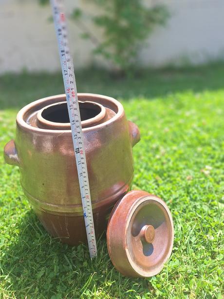 Predám malý súdok na kapustu výška 34cm 17l, 