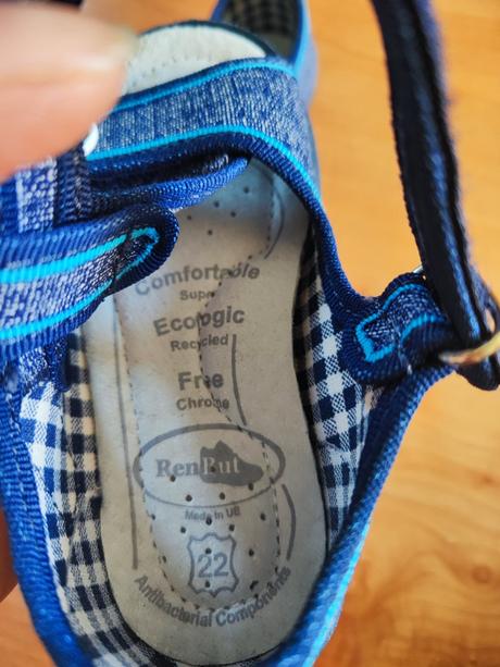 Papuče na suchý zips, ren but,22