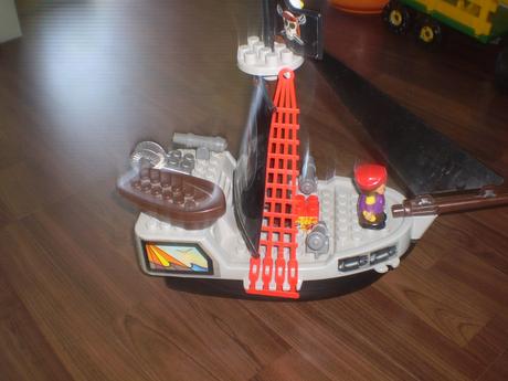 Detská pirátska loď - abrick stavebnica, 