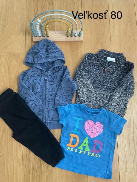 Balík oblečenia pre chlapca 68-80, 68–80