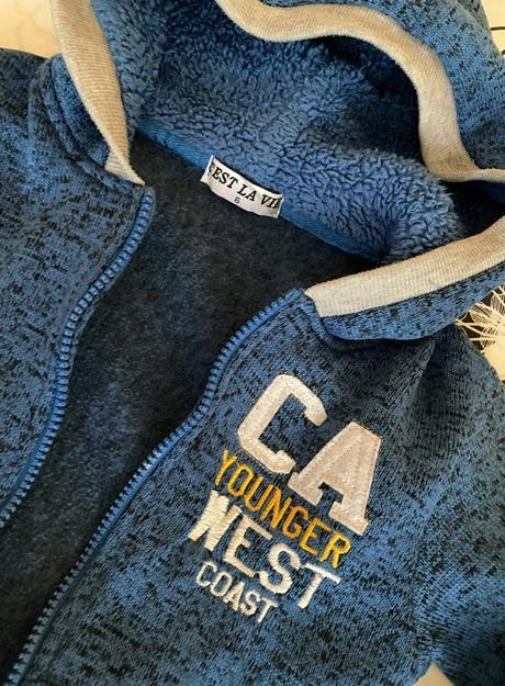 Teplá mikinka s kapuckou v. 116, 116