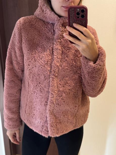 Dámsky kožúšok ružový, tally weijl,m